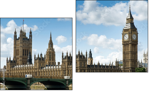 Westminster - Two-piece canvas print, Diptych