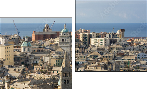 Genova, centro storico - Two-piece canvas print, Diptych