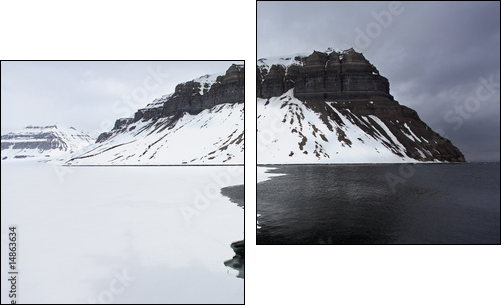 Spitzbergen - Two-piece canvas print, Diptych