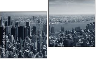 New York panorama - Two-piece canvas print, Diptych