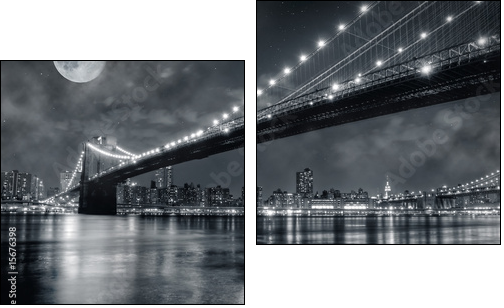 Brooklyn Bridge - Two-piece canvas print, Diptych