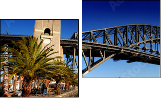 Sydney Harbour Bridge PanoramaColour - Two-piece canvas print, Diptych