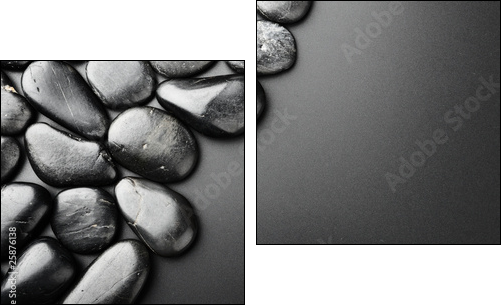 Stones - Two-piece canvas print, Diptych
