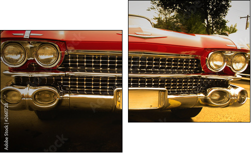 muscle car - Two-piece canvas print, Diptych