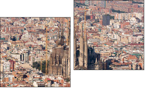 Sagrada Familia - Two-piece canvas print, Diptych