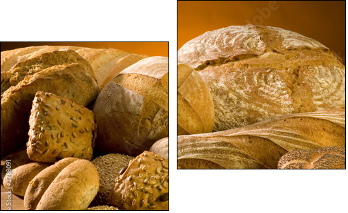 bread - Two-piece canvas print, Diptych