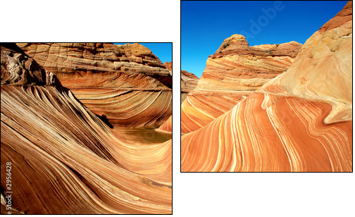 the wave - Two-piece canvas print, Diptych