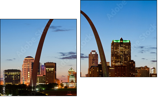 St. Louis - Two-piece canvas print, Diptych