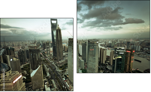 shanghai - Two-piece canvas print, Diptych