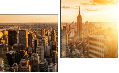 New York - Two-piece canvas print, Diptych