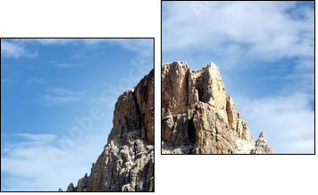 Dolomiti Italia - Passo Giau - Two-piece canvas print, Diptych