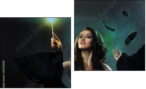 Halloween day - Two-piece canvas print, Diptych