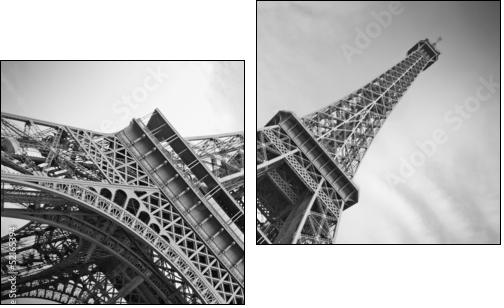 The Eiffel Tower, Paris - Two-piece canvas print, Diptych