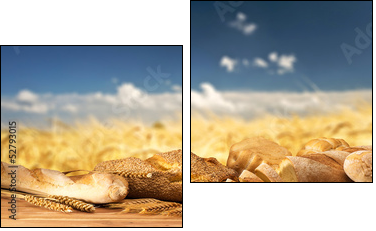 Bread - Two-piece canvas print, Diptych