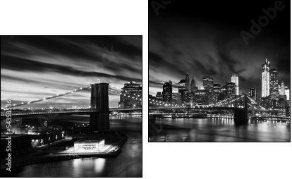Brooklyn Bridge - Two-piece canvas print, Diptych