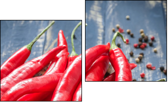 Chili - Two-piece canvas print, Diptych