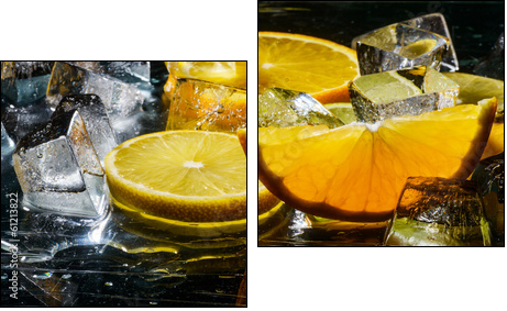 lemon - Two-piece canvas print, Diptych