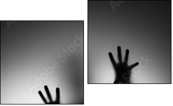 Ghosts Hand - Two-piece canvas print, Diptych