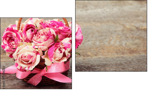 Bouquet of flowers - Two-piece canvas print, Diptych