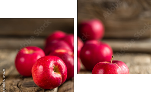 Apples - Two-piece canvas print, Diptych