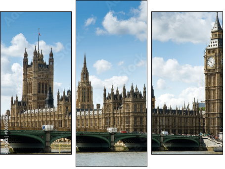 Westminster - Three-piece canvas print, Triptych