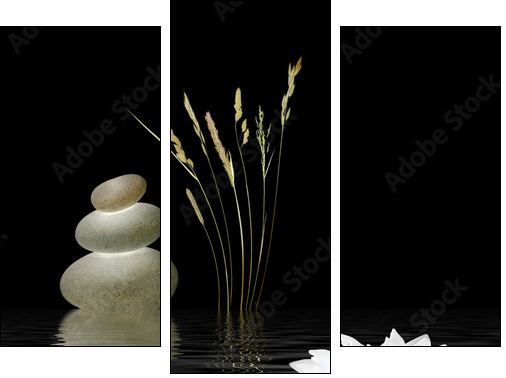 Zen Symbols - Three-piece canvas print, Triptych