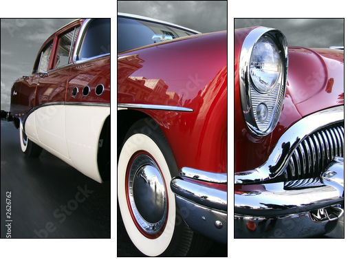 on the road - Three-piece canvas print, Triptych