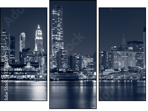 Manhattan, New York City. - Three-piece canvas print, Triptych