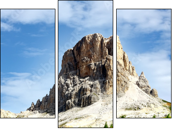 Dolomiti Italia - Passo Giau - Three-piece canvas print, Triptych