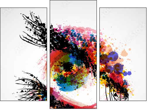logo design - Three-piece canvas print, Triptych