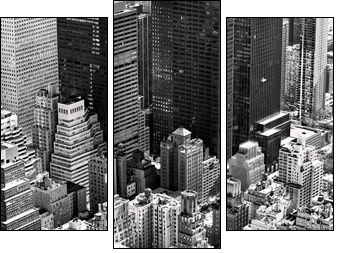 Manhattan, New York City. USA. - Three-piece canvas print, Triptych