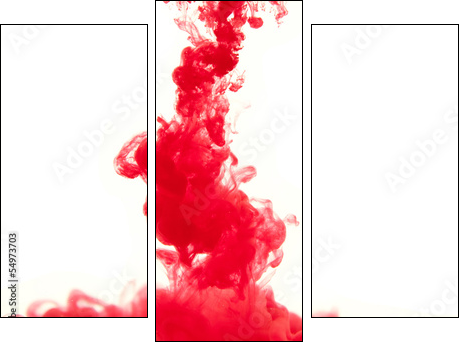 Ink of blood - Three-piece canvas print, Triptych