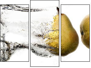 Pears strike - Three-piece canvas print, Triptych