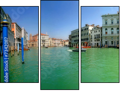 Venice. Grand Canal (panorama). - Three-piece canvas print, Triptych
