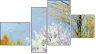 Fortyk - Four-piece canvas print