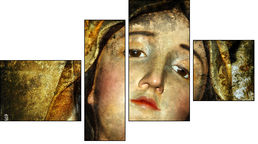 virgin maria - Four-piece canvas print, Fortyk