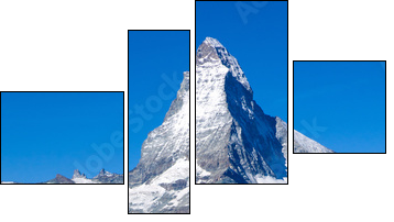 The Matterhorn in Switzerland - Four-piece canvas print, Fortyk