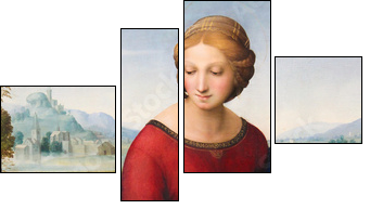 Madonna of the Meadow by Raphael (1505) - Four-piece canvas print, Fortyk