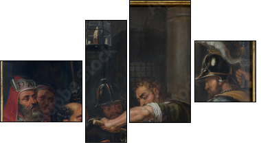 Antwerp - The Torture of Jesus by  Antoon de Bruyn - Four-piece canvas print, Fortyk