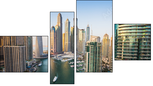 Dubai Marina. UAE - Four-piece canvas print, Fortyk