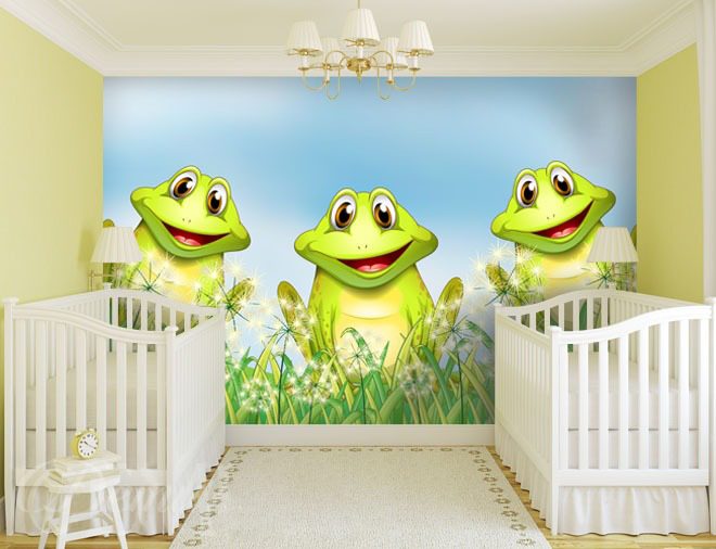 Little-frogs-on-a-may-season-meadow-for-children-wallpapers-demur