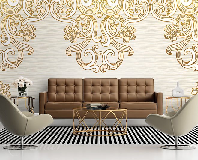 A-figured-frame-classic-style-wallpapers-demur
