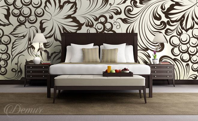 Ecru-grapes-bedroom-wallpapers-demur