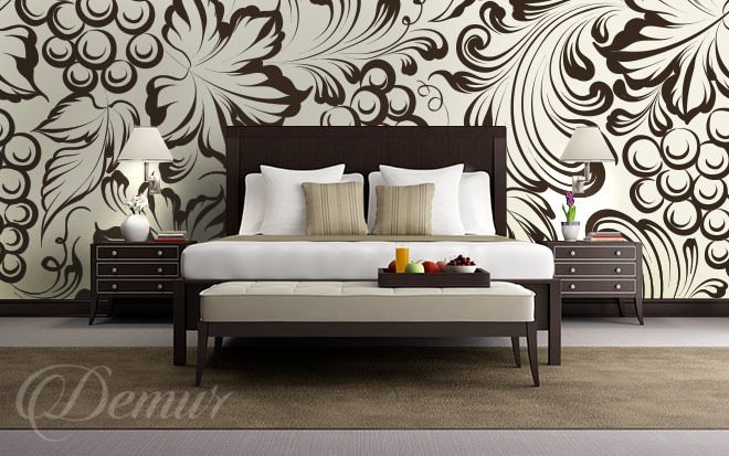 Ecru-grapes-bedroom-wallpapers-demur