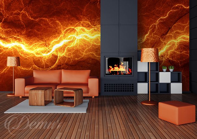 A-fiery-line-living-room-wallpapers-demur