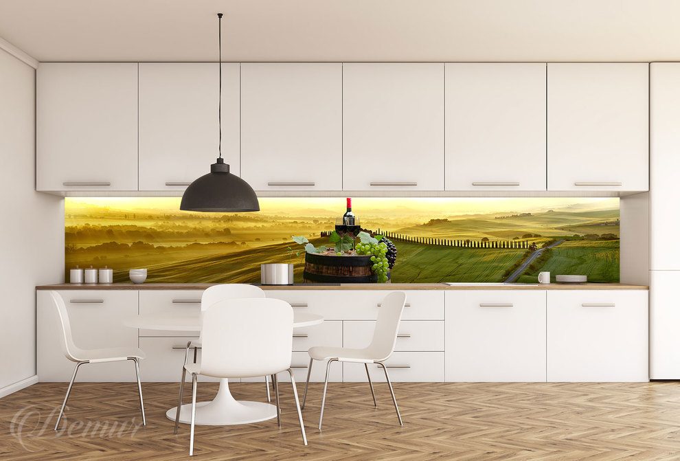The-landscapes-in-yellow-and-green-kitchen-wallpapers-demur