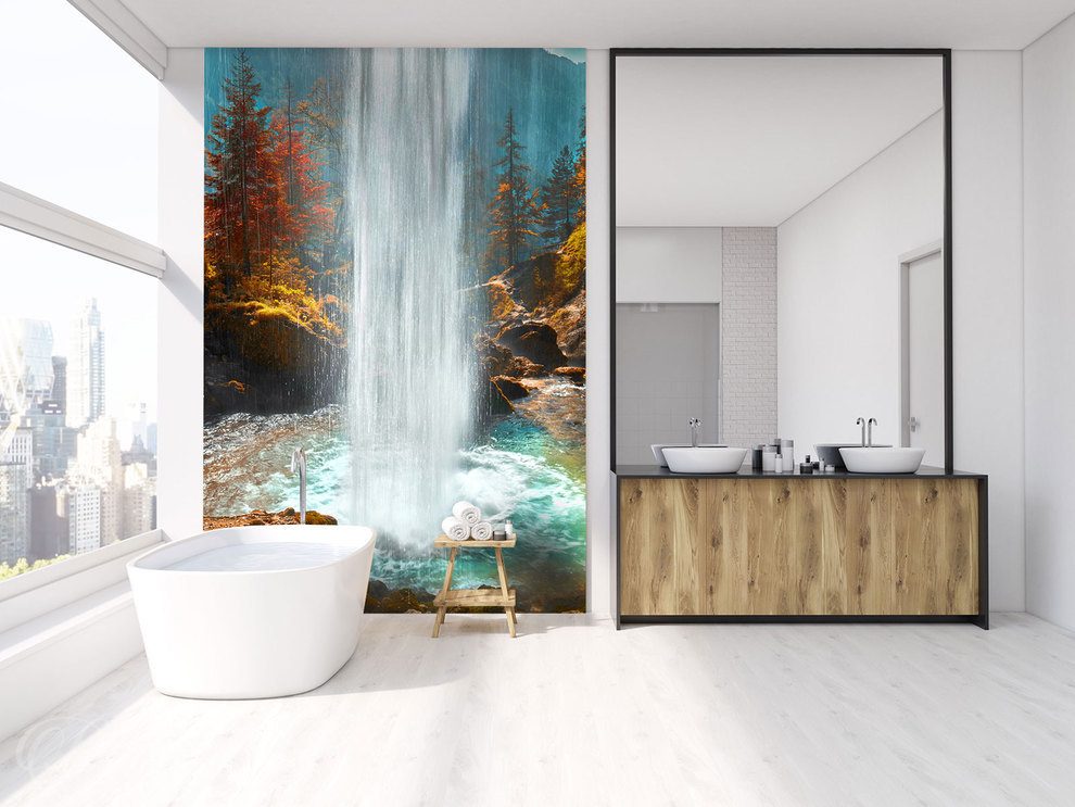 A-waterfall-out-of-the-great-waters-bathroom-wallpapers-demur